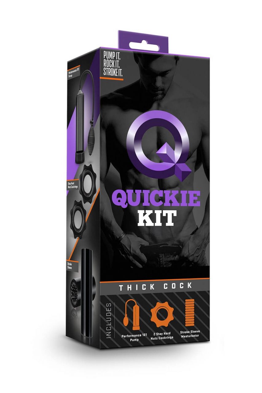 Quickie Kit - péniszpumpa szett - vastag (4 részes)