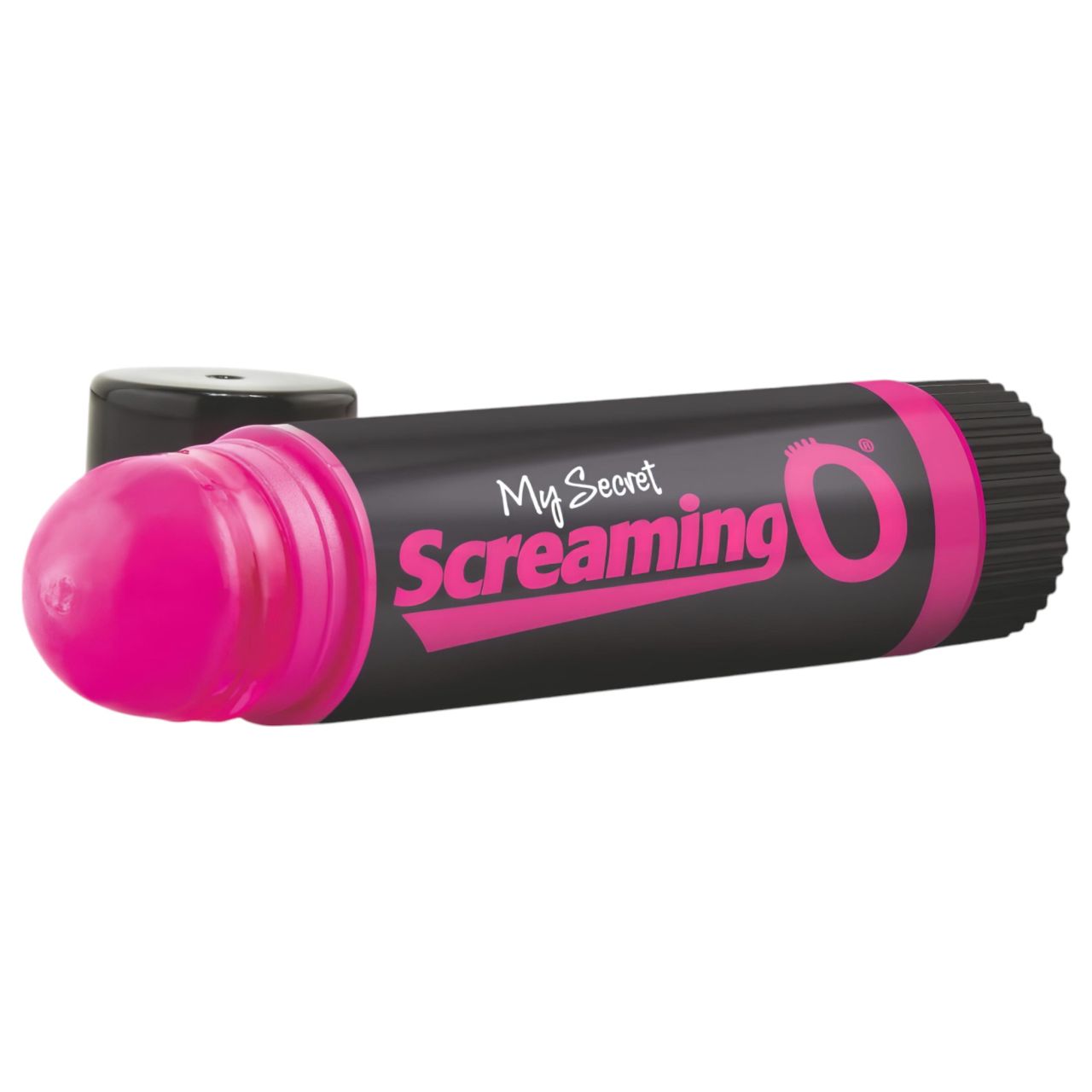 Screaming Lip Balm - rúzs vibrátor (fekete-pink)