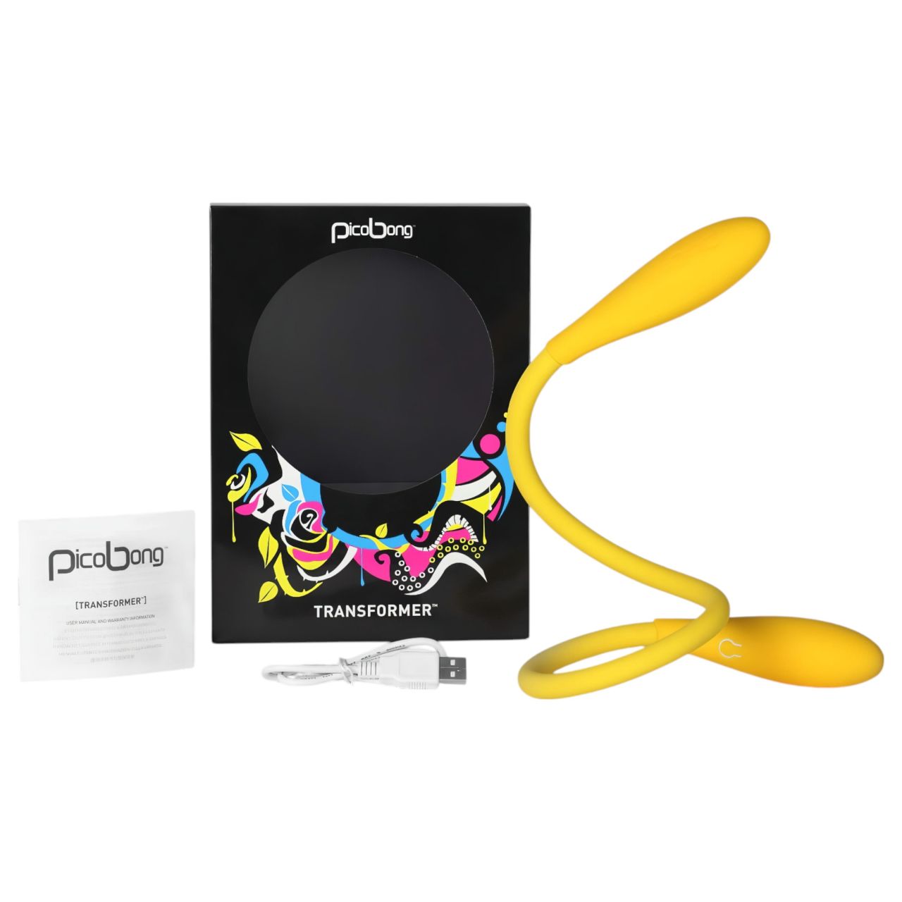 Picobong Transformer - vízálló unisex vibrátor (sárga) Picobong Transformer - vízálló unisex vibrátor (sárga)