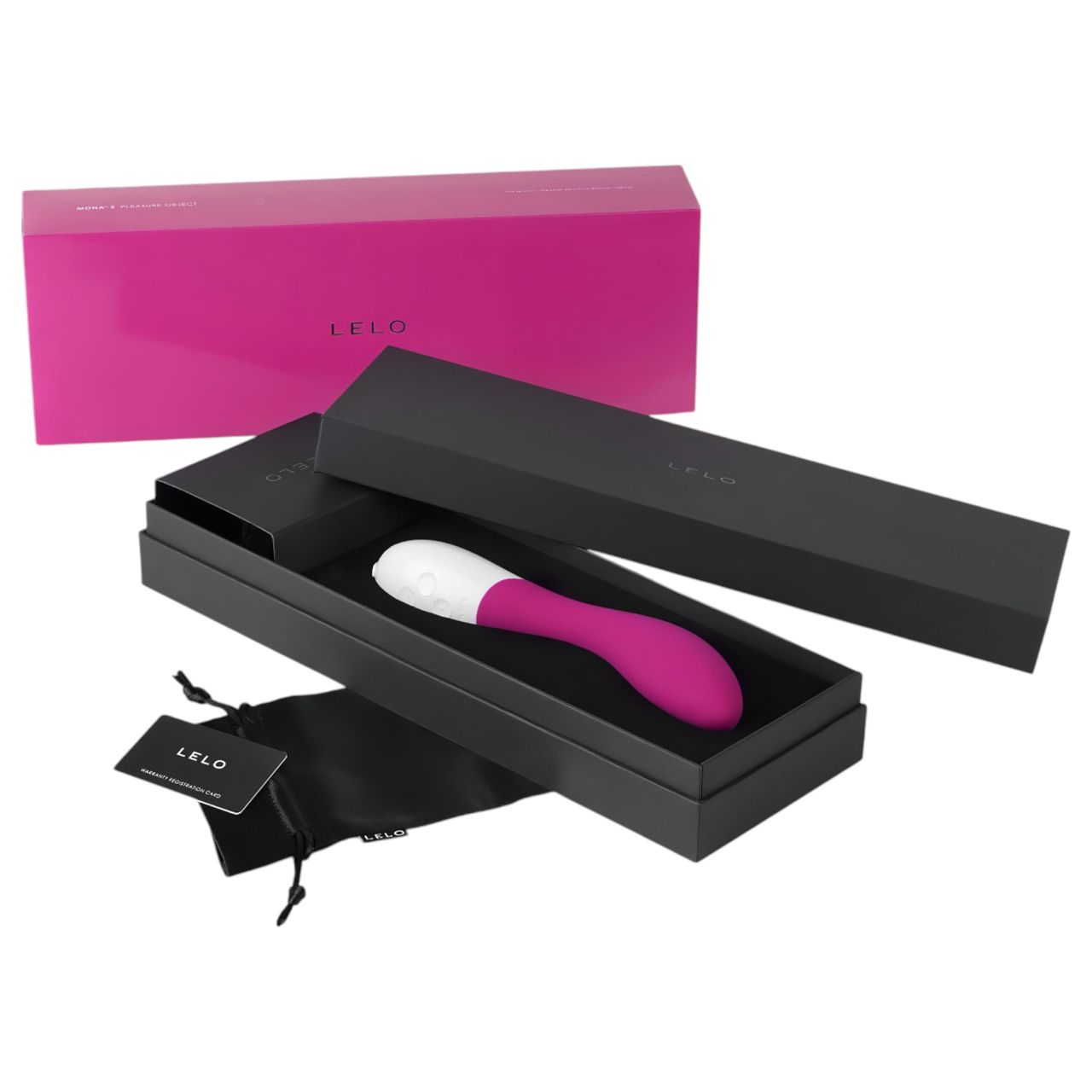 LELO Mona 2 - hajlított vibrátor (pink)