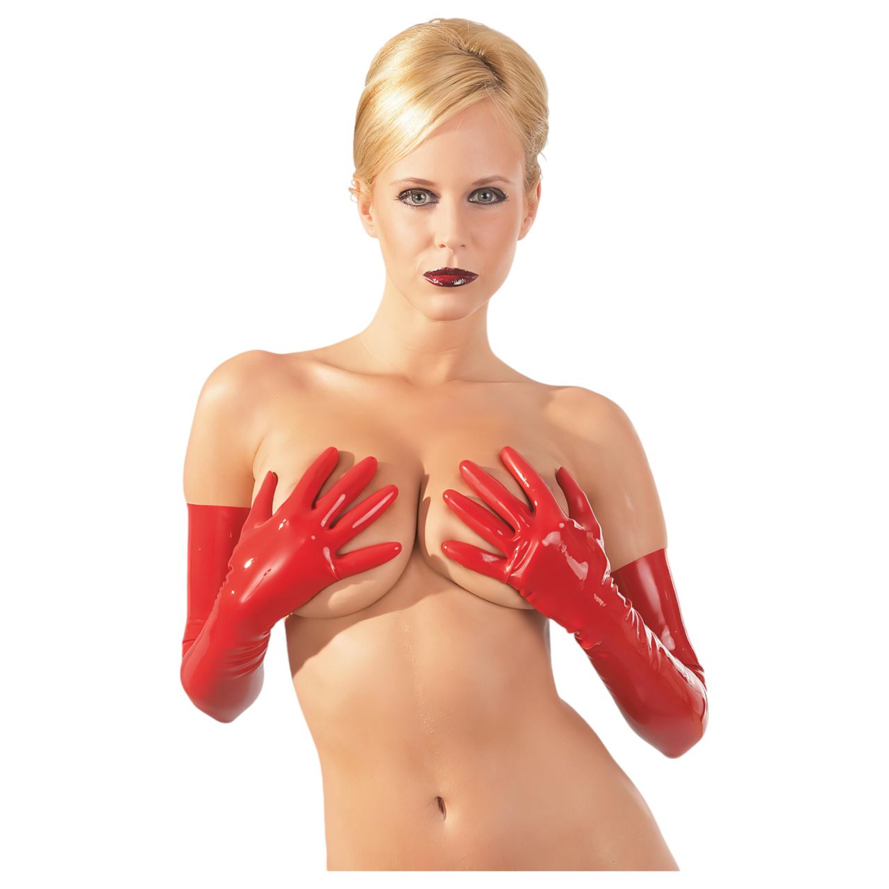 LATEX - hosszú, unisex kesztyű (piros) LATEX - hosszú, unisex kesztyű (piros)