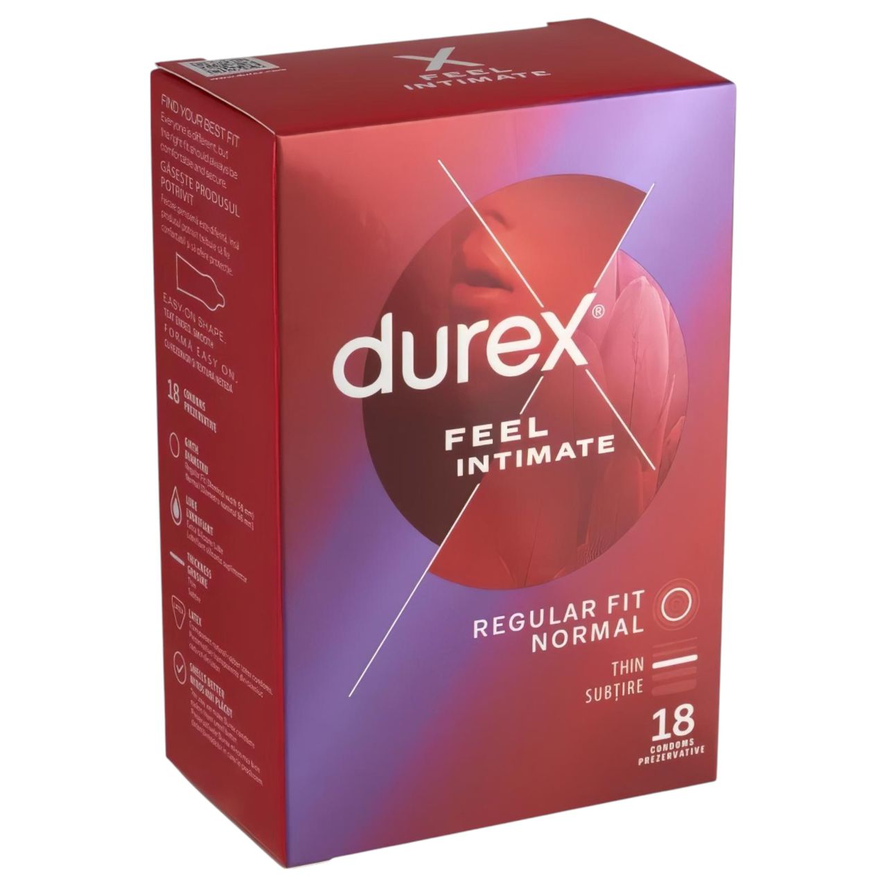 Durex Feel Intimate - vékonyfalú óvszer (18db) Durex Feel Intimate - vékonyfalú óvszer (18db)