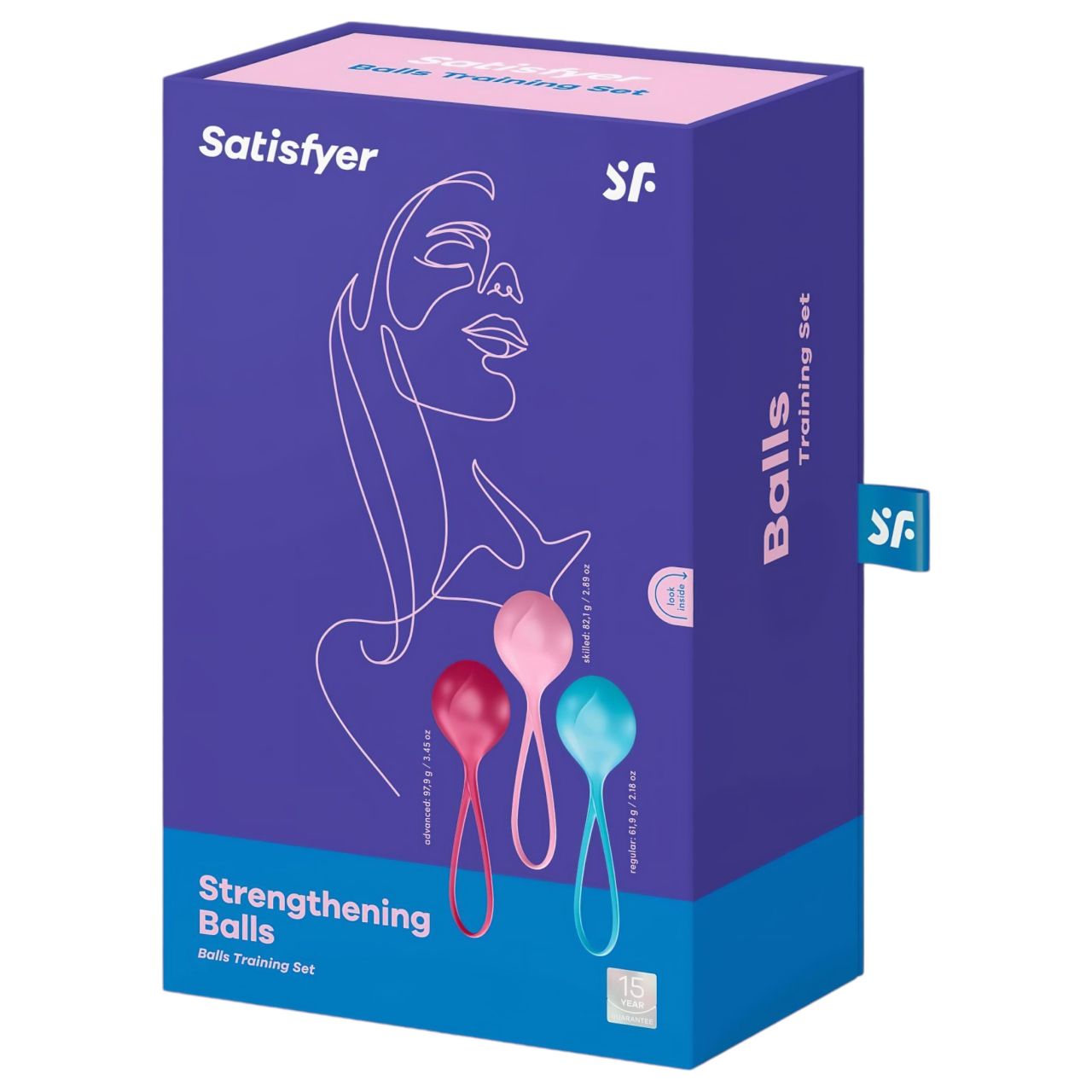 Satisfyer Strengthening Balls - gésagolyó szett (3 részes)
