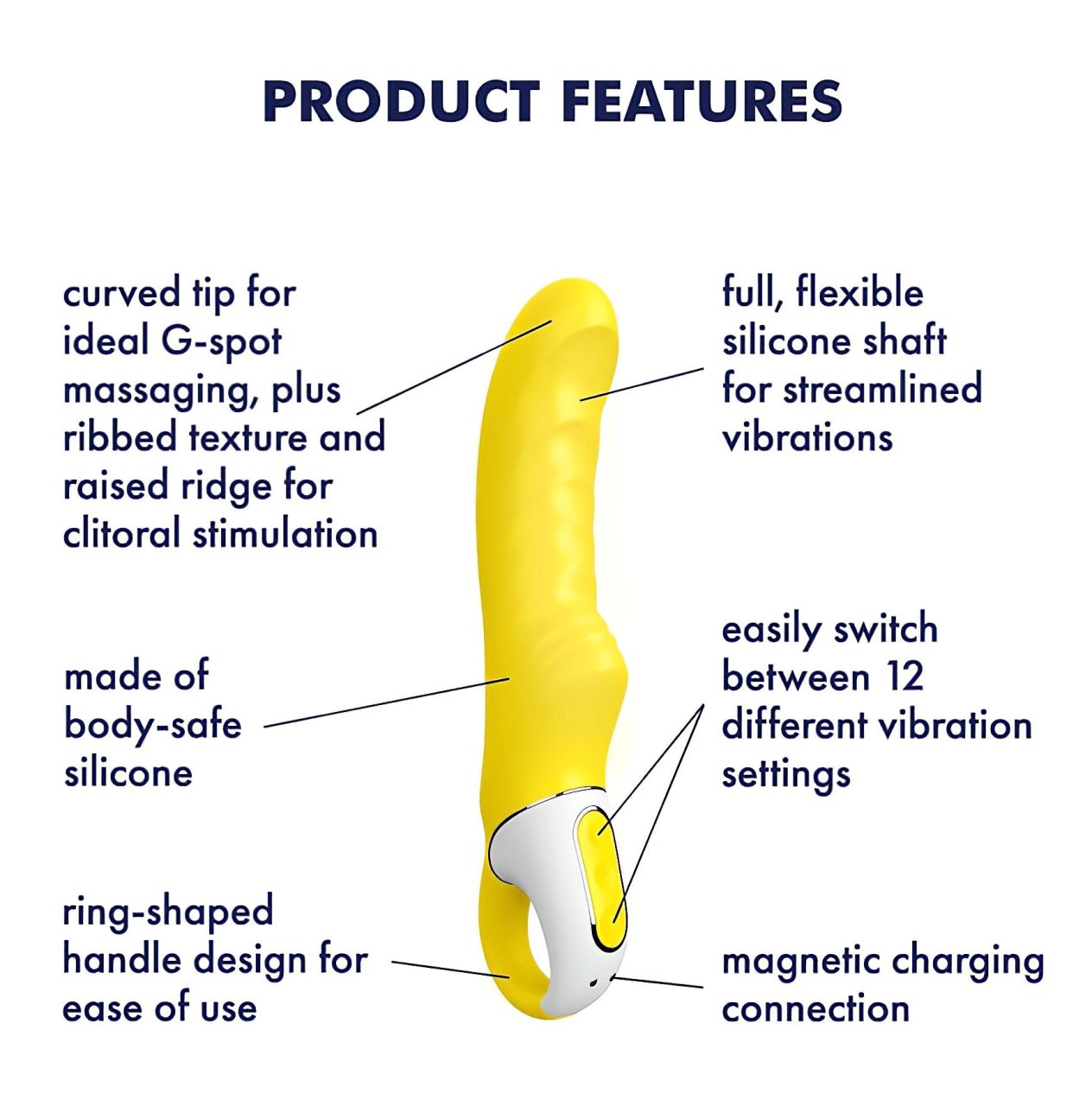Satisfyer Yummy Sunshine - vízálló G-pont vibrátor (sárga) Satisfyer Yummy Sunshine - vízálló G-pont vibrátor (sárga)