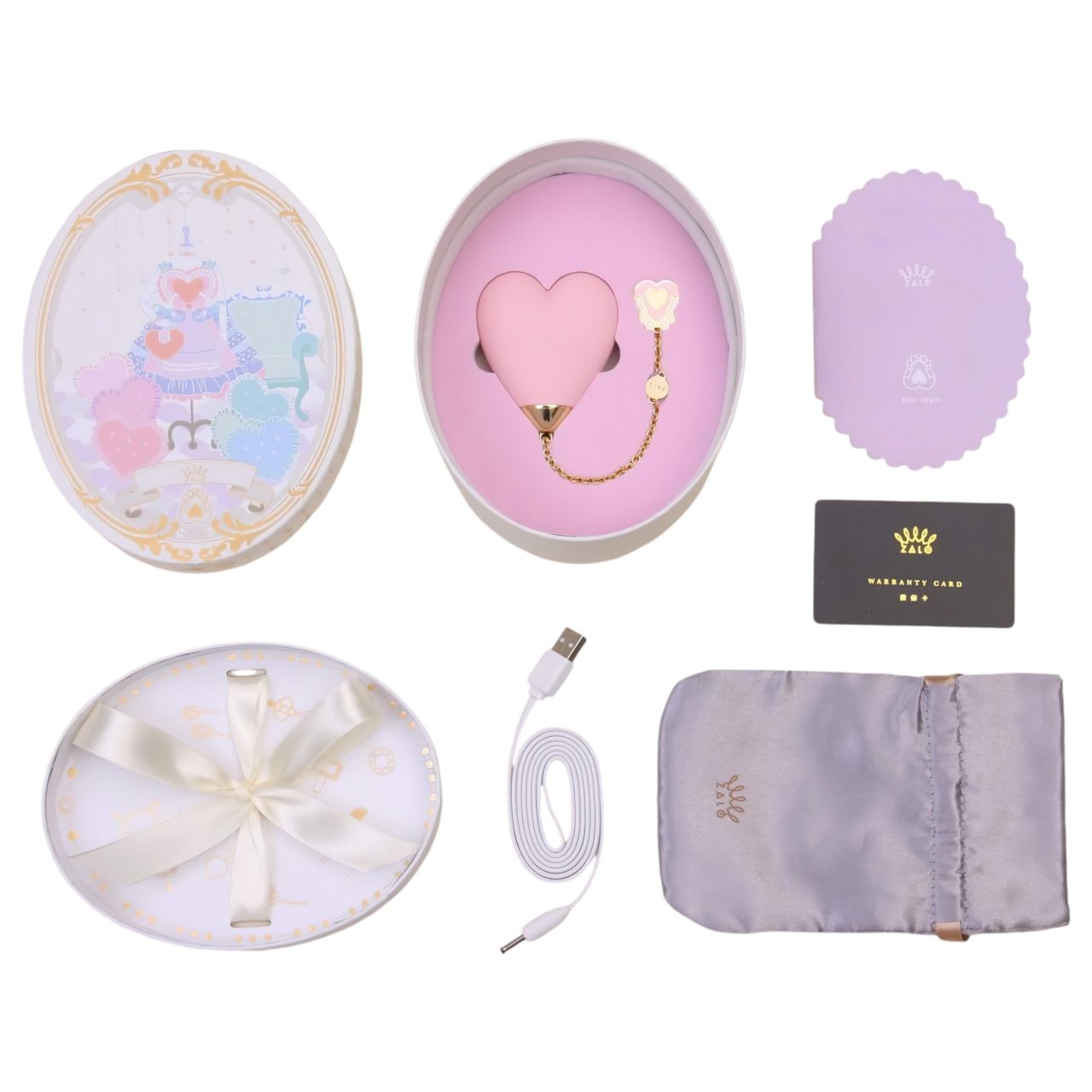 ZALO Baby Heart - okos vízálló csikló vibrátor (viola) ZALO Baby Heart - okos vízálló csikló vibrátor (viola)