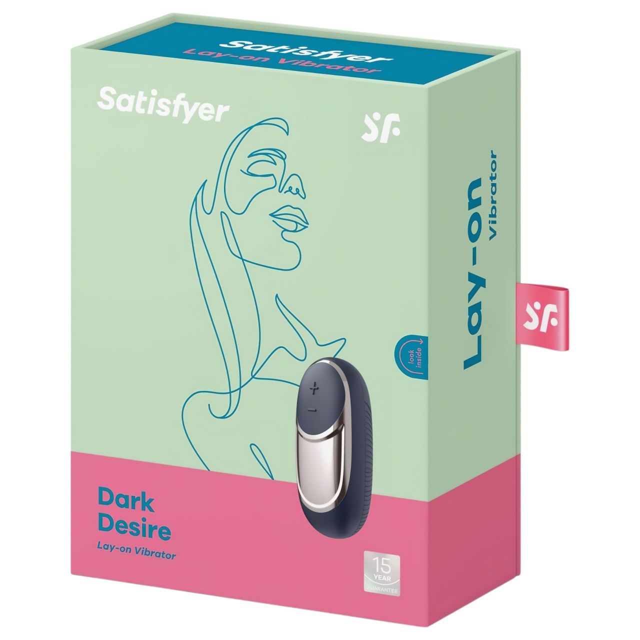 Satisfyer Dark Desire - akkus csiklóvibrátor (fekete)