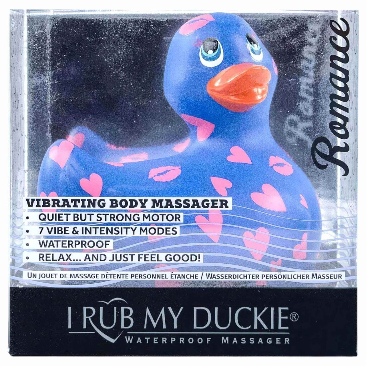 / My Duckie Romance 2.0 - vízálló csikló vibrátor (kék-pink) / My Duckie Romance 2.0 - vízálló csikló vibrátor (kék-pink)