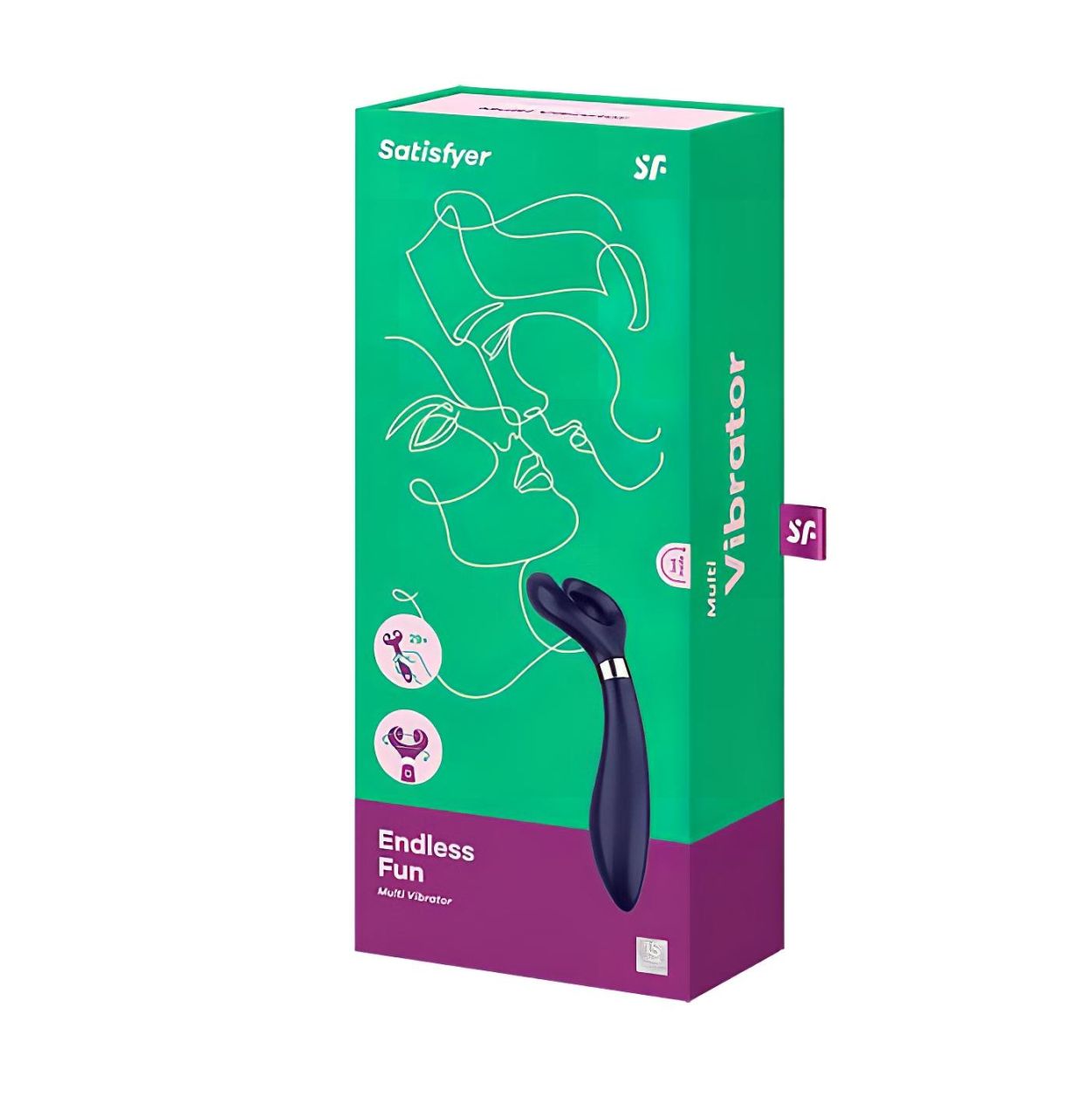 Satisfyer Endless Fun - akkus, vízálló párvibrátor (kék) Satisfyer Endless Fun - akkus, vízálló párvibrátor (kék)