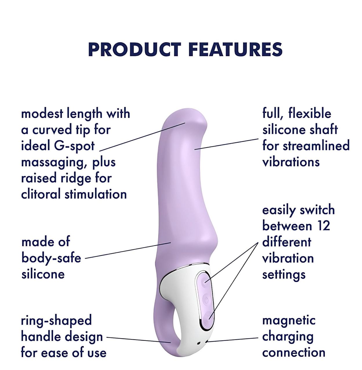 Satisfyer Charming Smile - vízálló, akkus G-pont vibrátor (lila) Satisfyer Charming Smile - vízálló, akkus G-pont vibrátor (lila)