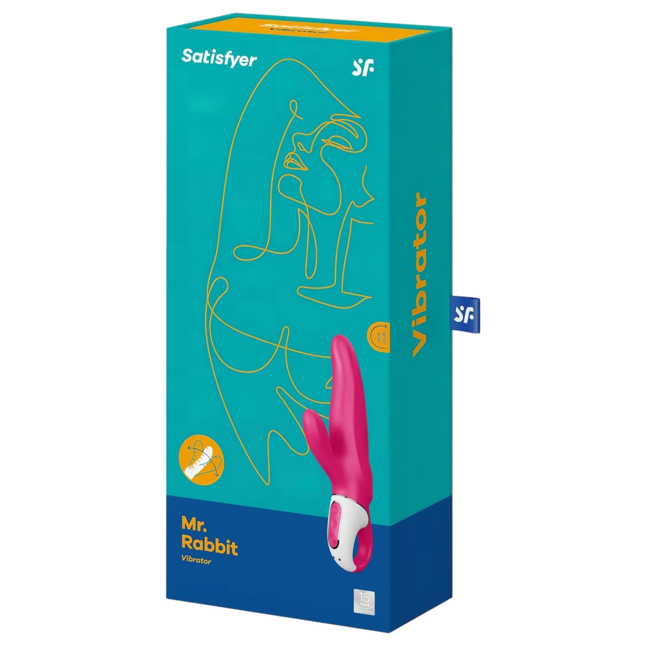 Satisfyer Mr. Rabbit - vízálló, akkus csiklókaros vibrátor (pink)