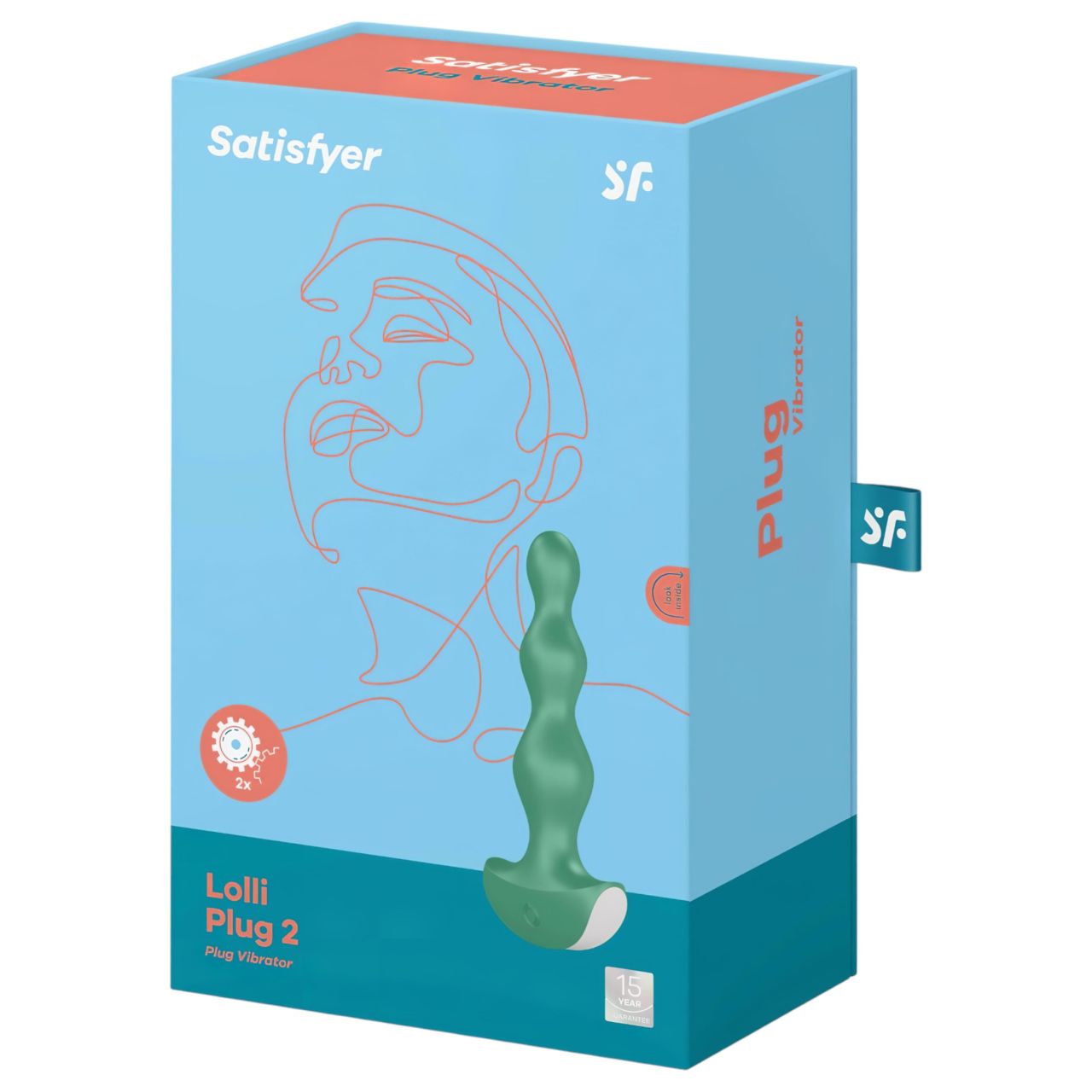 Satisfyer Lolli-Plug 2 - akkus, vízálló anál vibrátor (zöld) Satisfyer Lolli-Plug 2 - akkus, vízálló anál vibrátor (zöld)