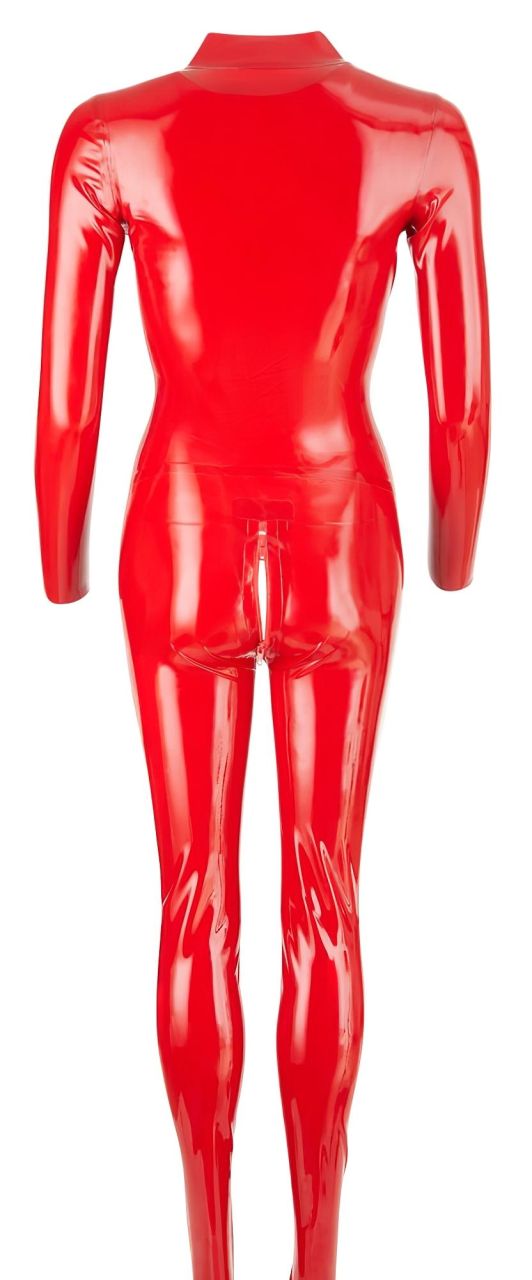 LATEX - hosszúujjú női overall (piros)