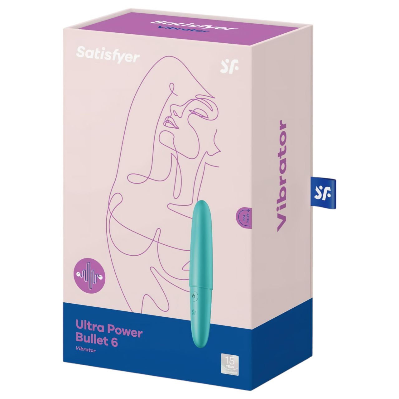 Satisfyer Ultra Power Bullet 6 - akkus, vízálló vibrátor (türkiz)