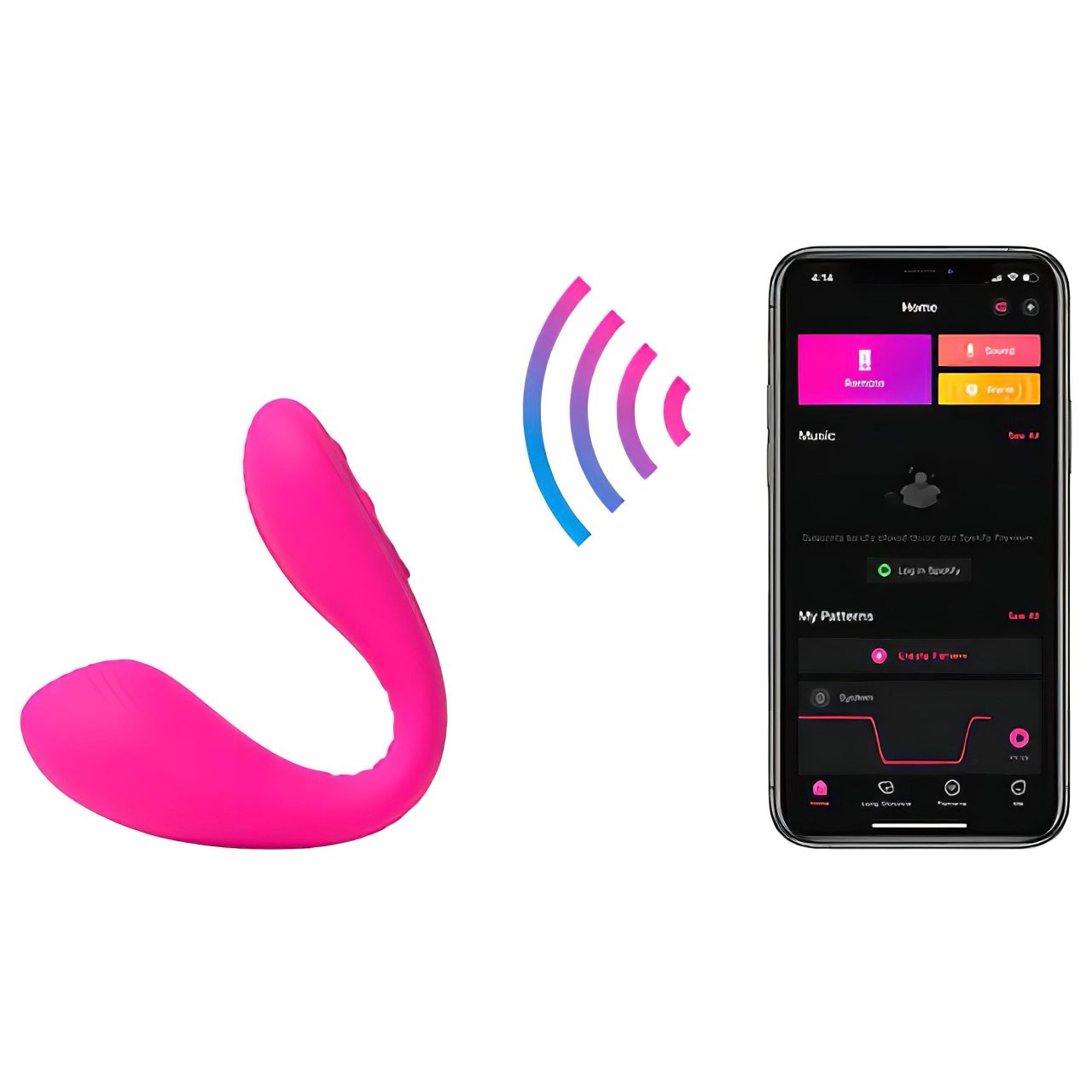 Lovense Dolce - App-vezérelt párvibrátor (pink) Lovense Dolce - App-vezérelt párvibrátor (pink)