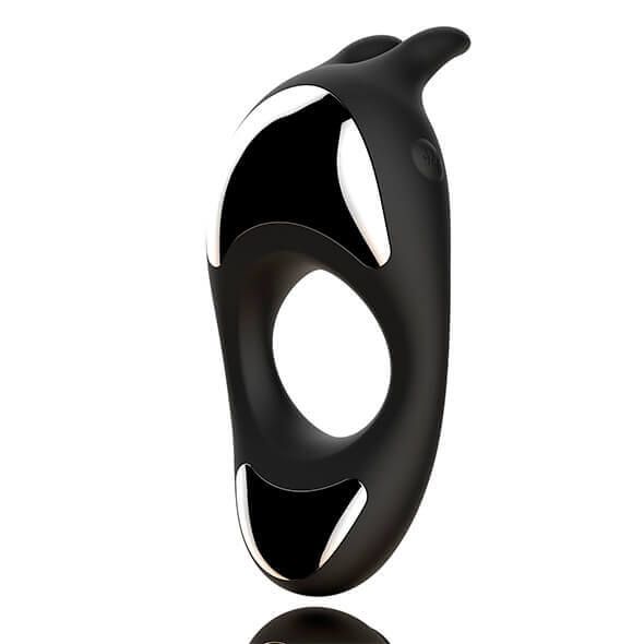 FEELZTOYS Zeus - akkus, vibrációs péniszgyűrű (fekete)