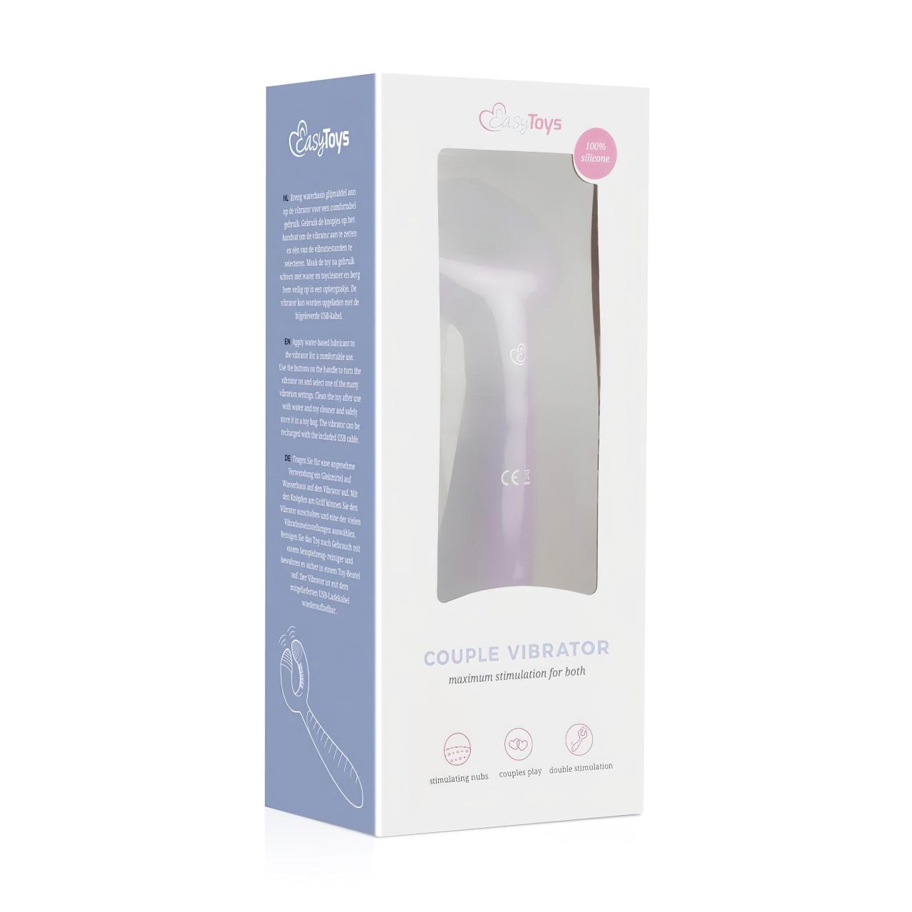Easytoys Couple - akkus, vízálló párvibrátor (lila) Easytoys Couple - akkus, vízálló párvibrátor (lila)