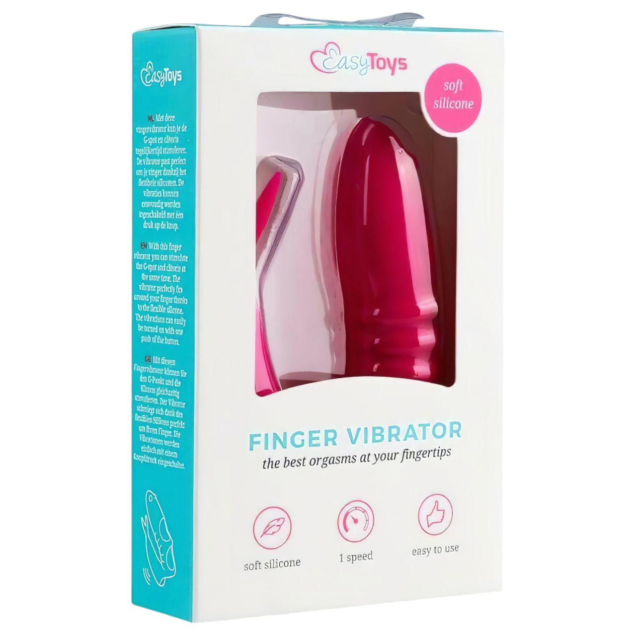 Easytoys Finger - 2in1 ujjvibrátor (pink)