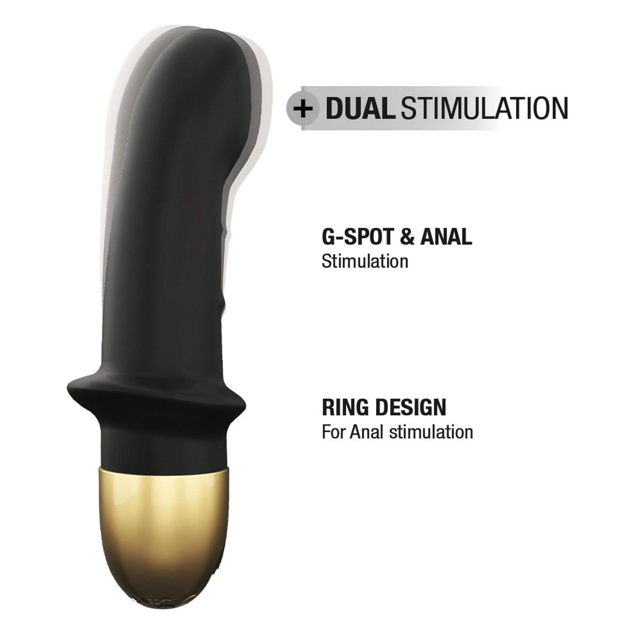 Dorcel Mini Lover 2.0 - akkus, G-pont vibrátor (fekete-arany) Dorcel Mini Lover 2.0 - akkus, G-pont vibrátor (fekete-arany)