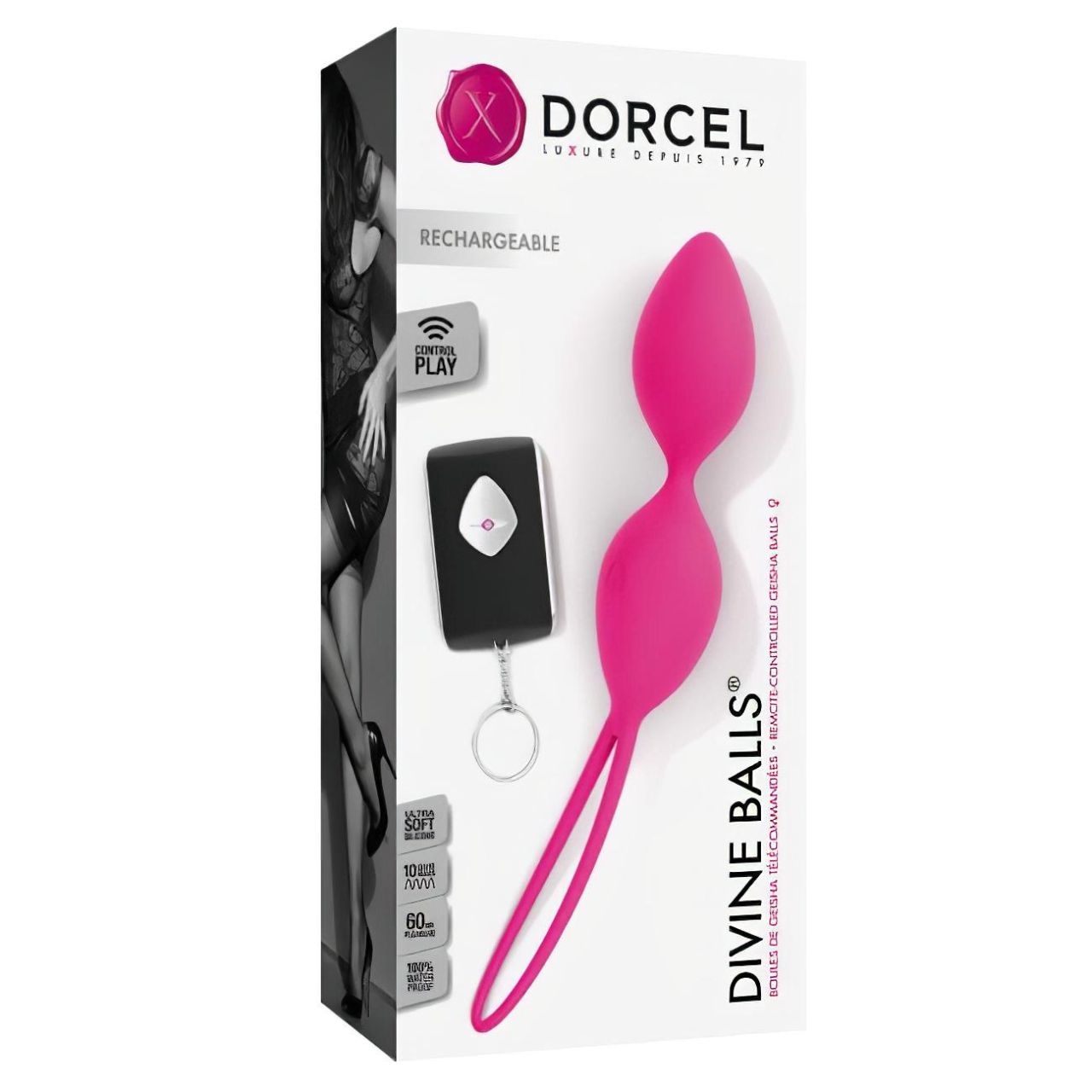 / Dorcel Divine Balls - vibrációs gésagolyó (pink) / Dorcel Divine Balls - vibrációs gésagolyó (pink)