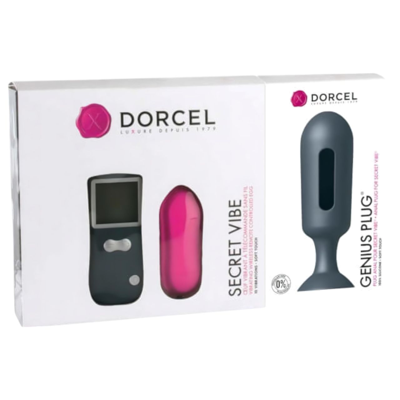 Dorcel Secret Vibe - rádiós vibrációs tojás szett (2 részes) Dorcel Secret Vibe - rádiós vibrációs tojás szett (2 részes)