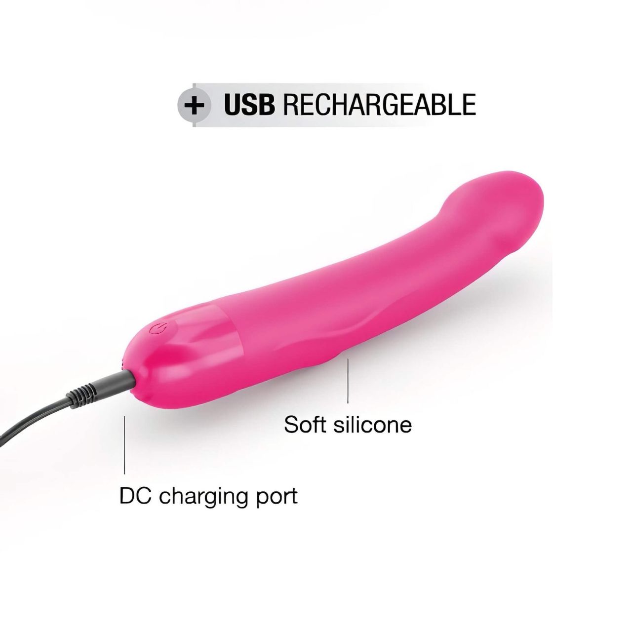 Dorcel Real Vibration M 2.0 - akkus vibrátor (pink)