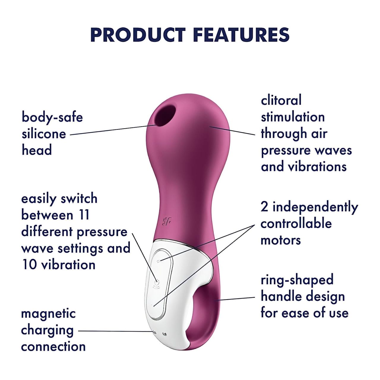 Satisfyer Lucky Libra - léghullámos csiklóizgató (lila) Satisfyer Lucky Libra - léghullámos csiklóizgató (lila)