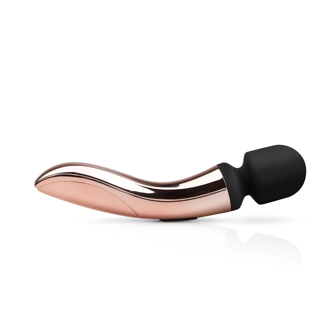 Rosy Gold Wand Curve - akkus, masszírozó vibrátor (rosegold)