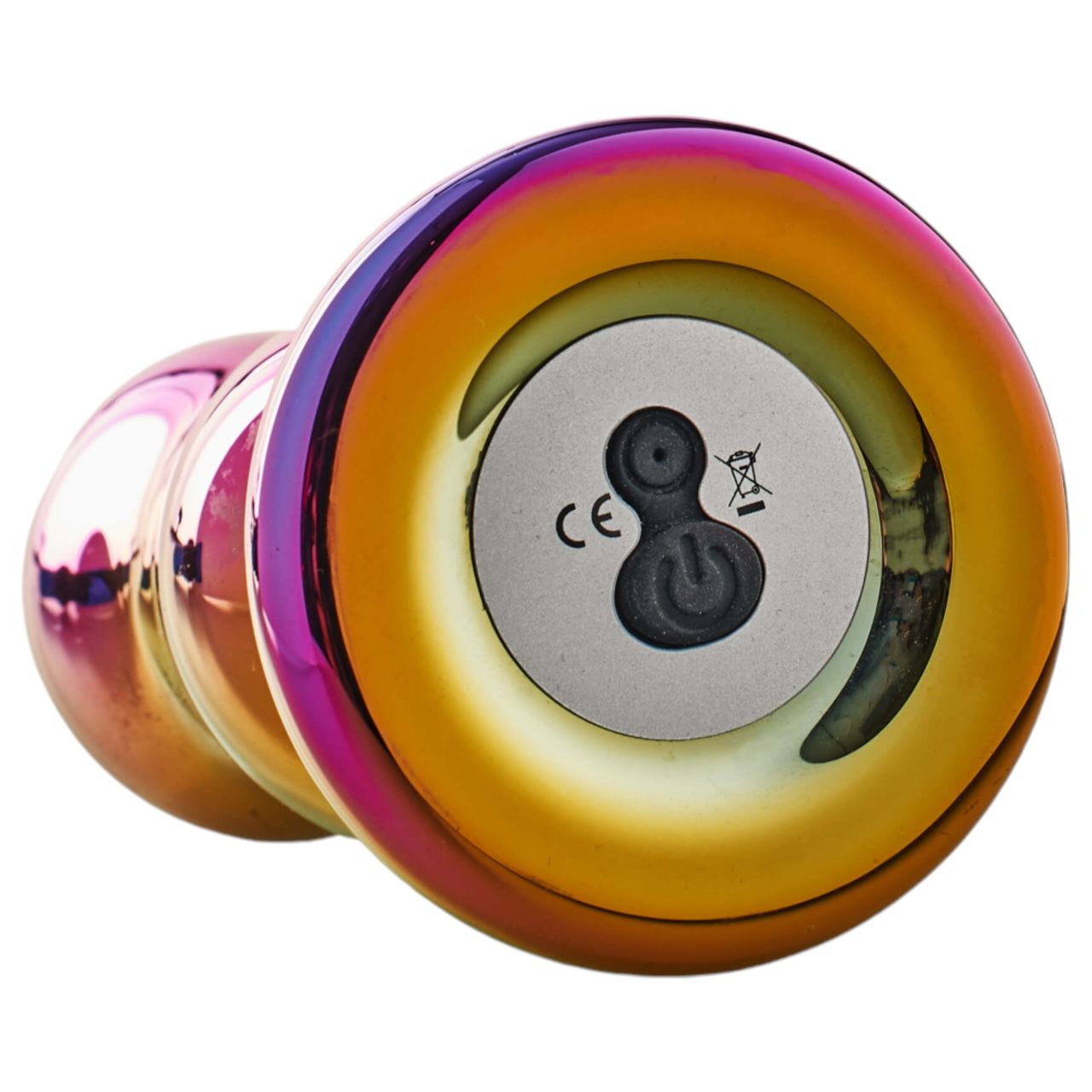 / Glamour Glass - rádiós, üveg anál vibrátor - hullámos (színes) / Glamour Glass - rádiós, üveg anál vibrátor - hullámos (színes)
