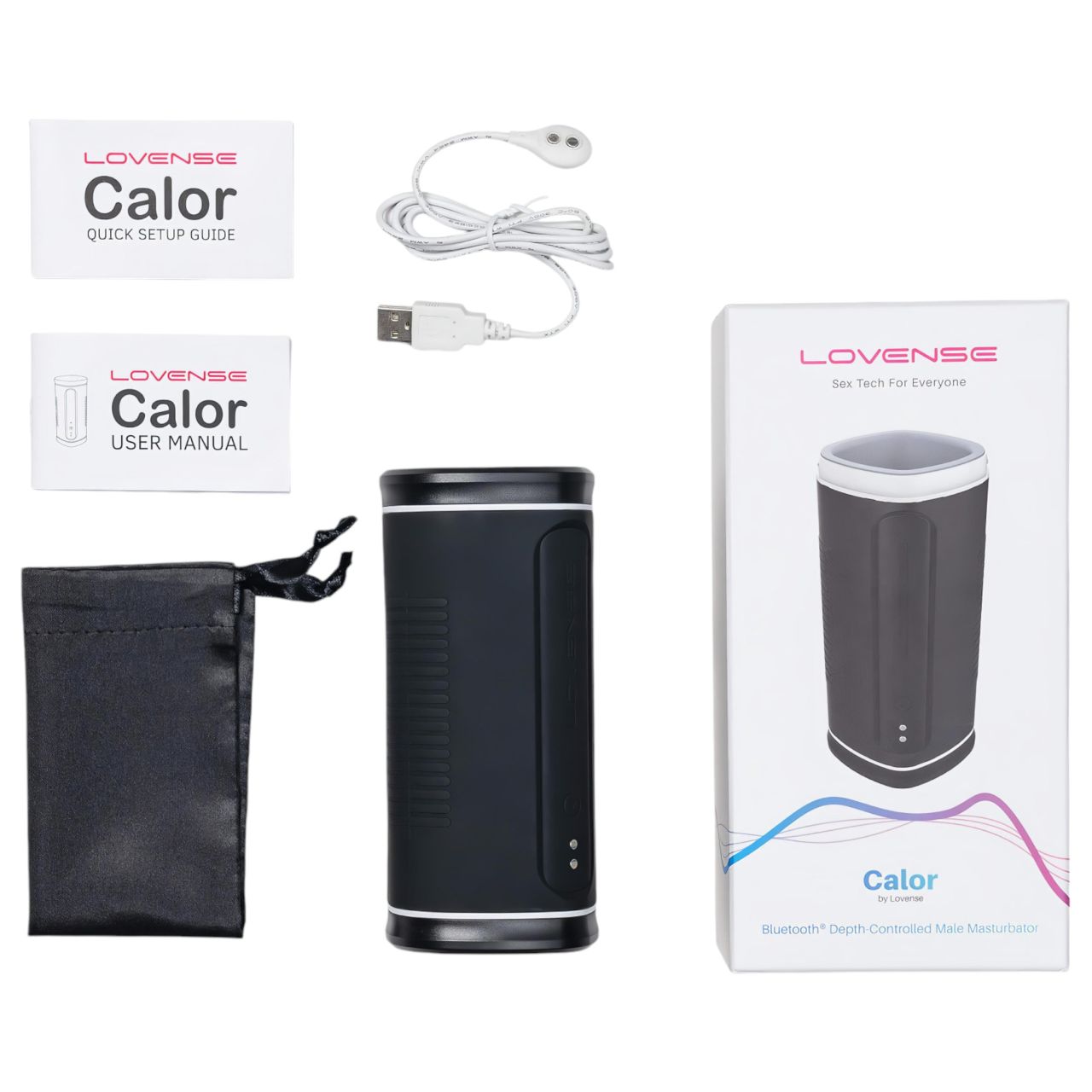 LOVENSE Calor - okos, melegítő maszturbátor (fekete) LOVENSE Calor - okos, melegítő maszturbátor (fekete)