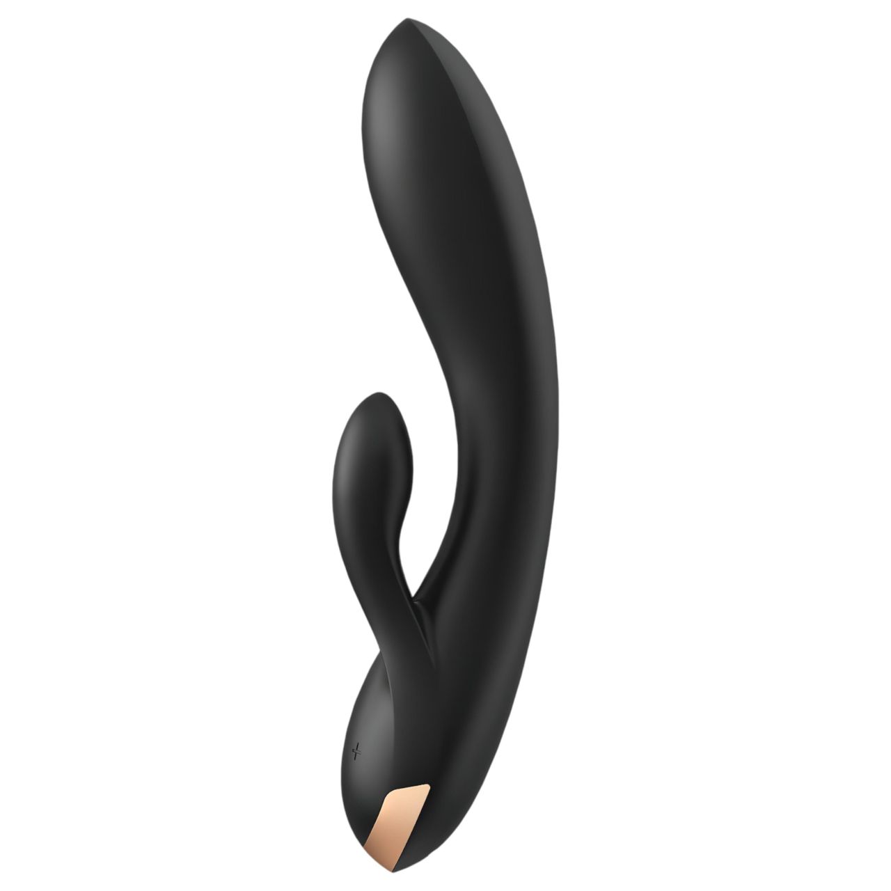 / Satisfyer Double Flex - App-vezérelt csiklókaros vibrátor (fekete)