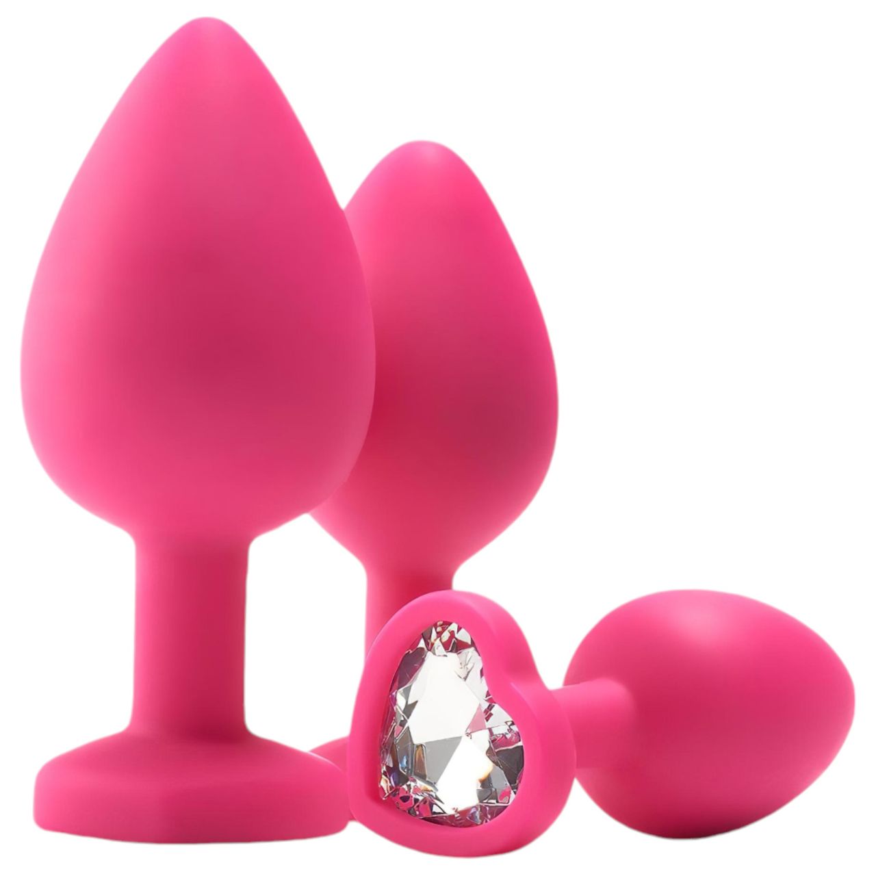 Flirts anal training kit - anál dildó szett (3db) - pink