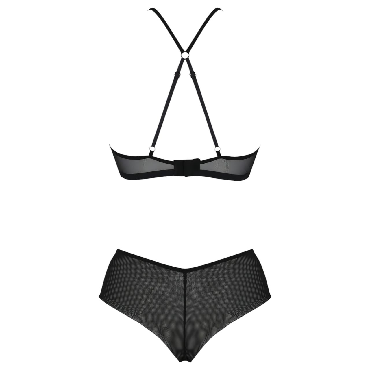 Passion Eco Kerria - csipke bikini szett (fekete)