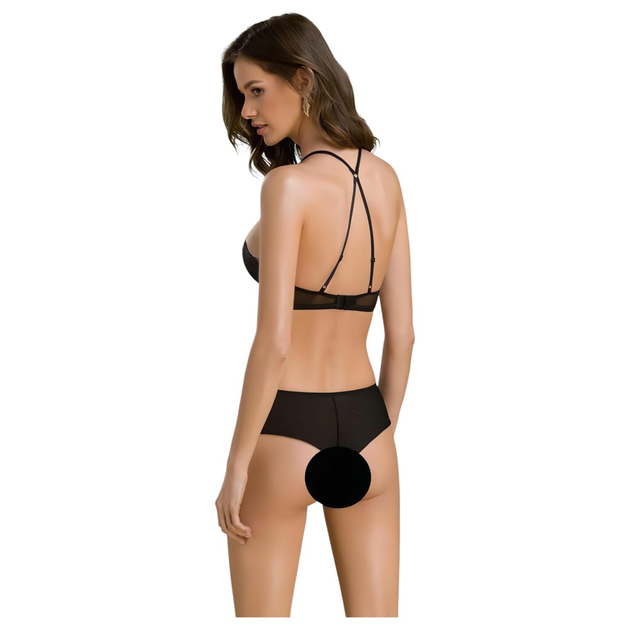 / Passion Eco Kerria - csipke bikini szett (fekete) / Passion Eco Kerria - csipke bikini szett (fekete)