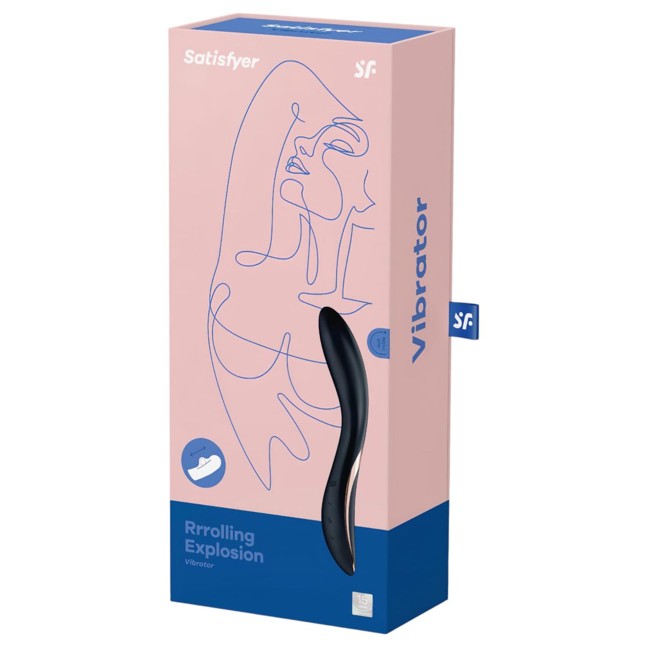 Satisfyer Rrrolling - mozgó golyós G-pont vibrátor (fekete) Satisfyer Rrrolling - mozgó golyós G-pont vibrátor (fekete)