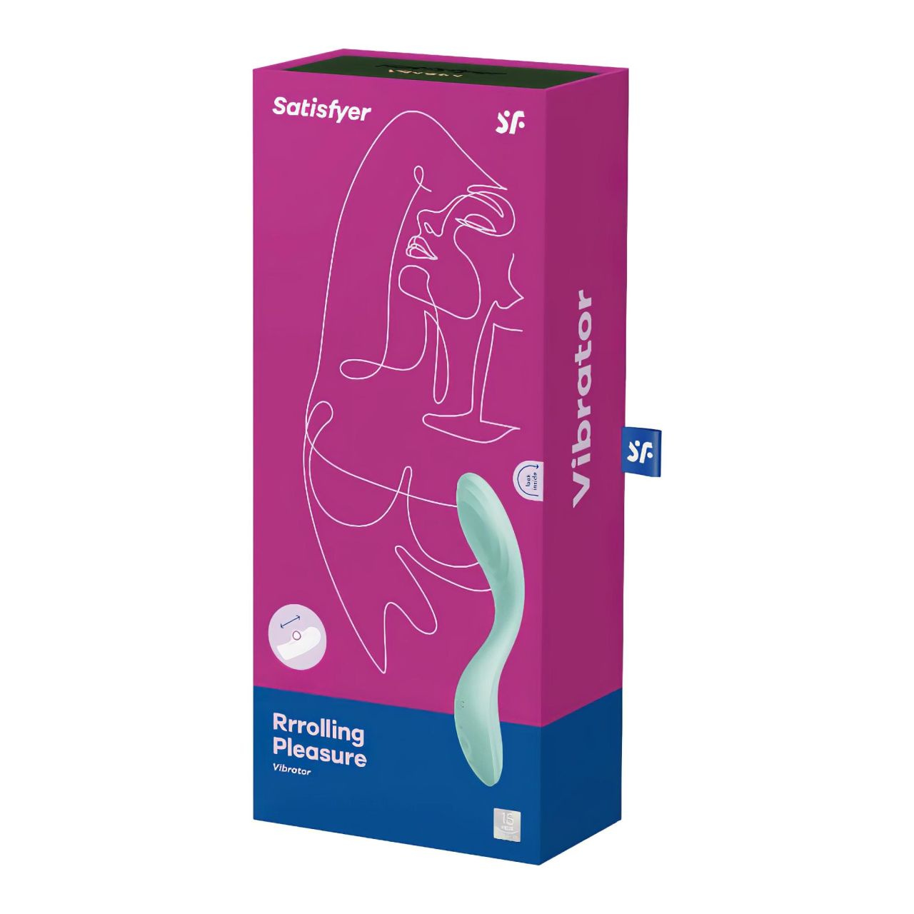 Satisfyer Rrrolling - mozgó golyós G-pont vibrátor (menta) Satisfyer Rrrolling - mozgó golyós G-pont vibrátor (menta)