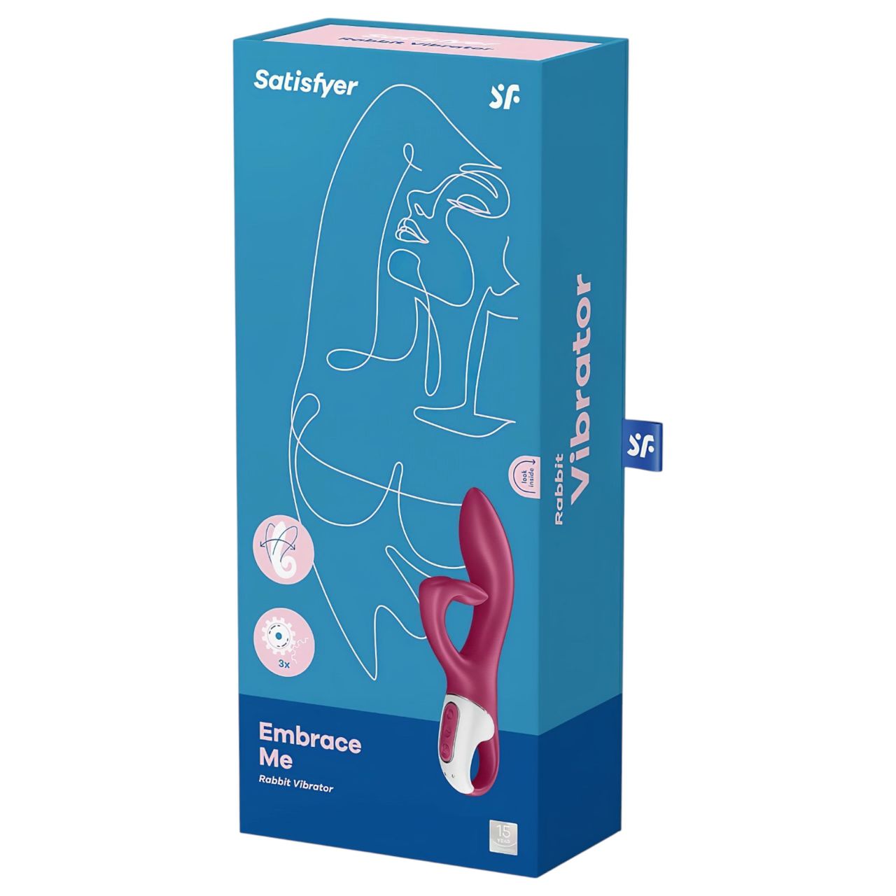 Satisfyer Embrace Me - akkus, csiklókaros vibrátor (piros) Satisfyer Embrace Me - akkus, csiklókaros vibrátor (piros)
