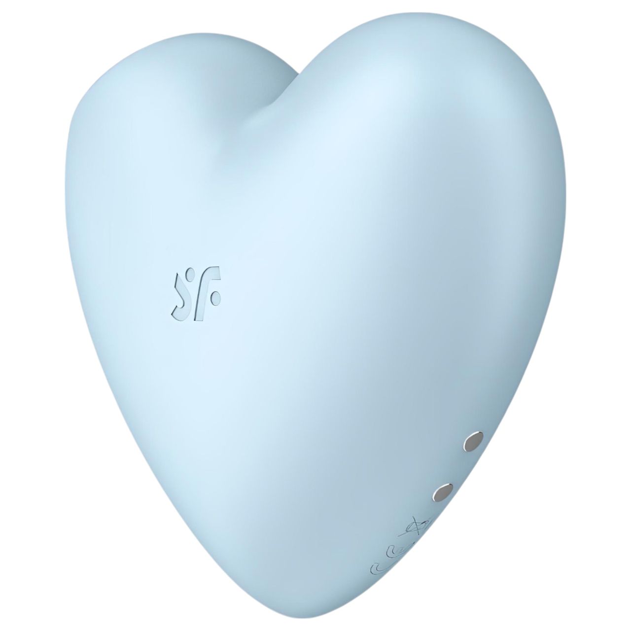 Satisfyer Cutie Heart - akkus léghullámos csiklóvibrátor (kék)