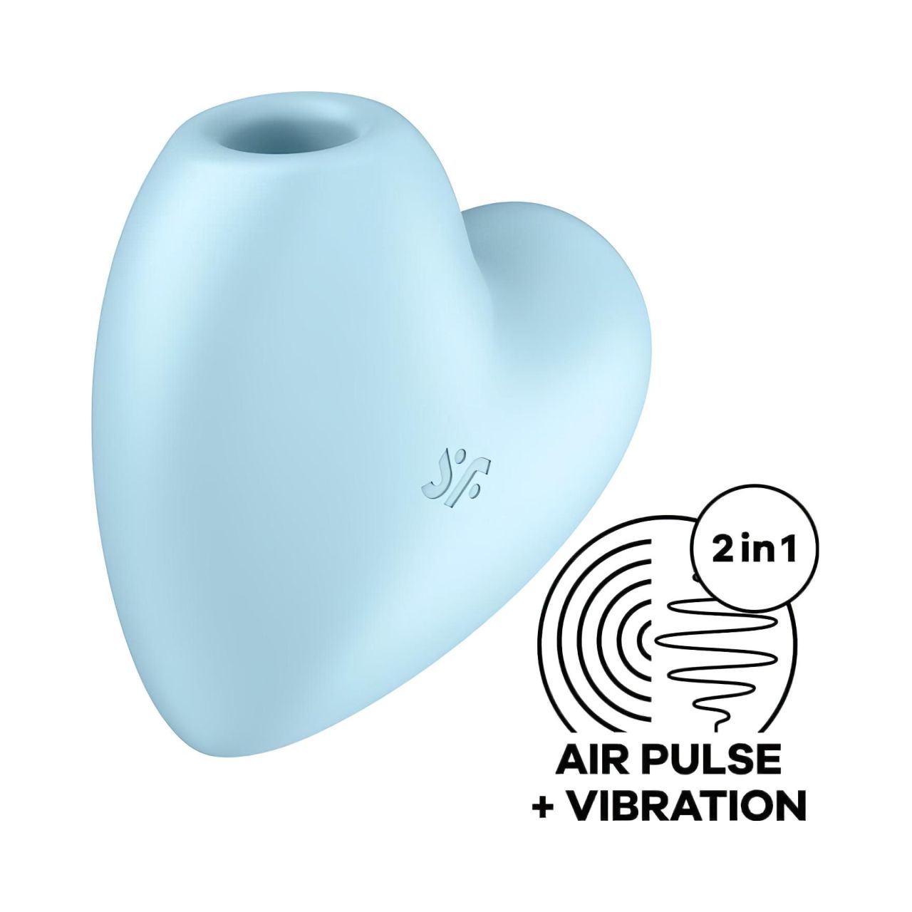 Satisfyer Cutie Heart - akkus léghullámos csikló vibrátor (kék) Satisfyer Cutie Heart - akkus léghullámos csikló vibrátor (kék)