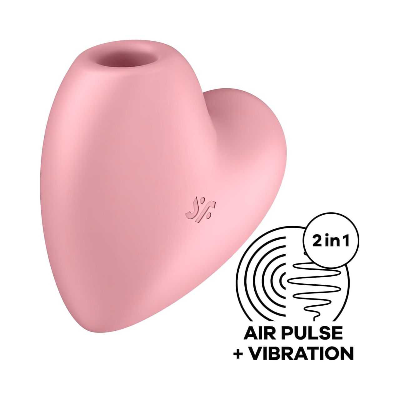 Satisfyer Cutie Heart - akkus léghullámos csikló vibrátor (pink) Satisfyer Cutie Heart - akkus léghullámos csikló vibrátor (pink)