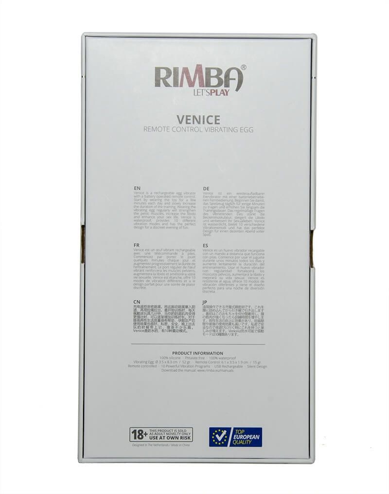 Rimba Venice - akkus, rádiós vibrációs tojás (lila)