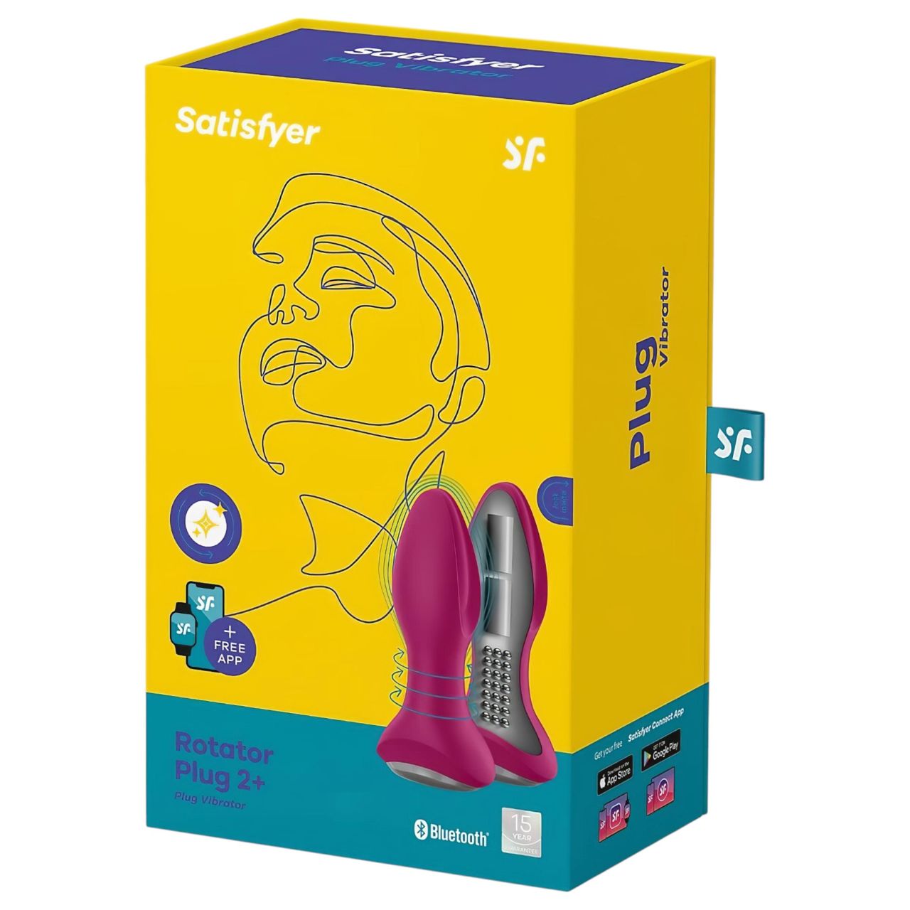 Satisfyer Rotator Plug 2 - akkus, gyöngyös anál vibrátor (piros) Satisfyer Rotator Plug 2 - akkus, gyöngyös anál vibrátor (piros)