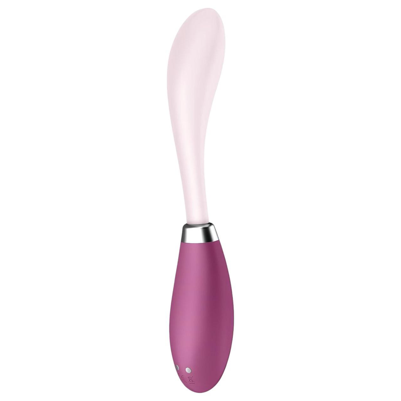 Satisfyer G-Spot Flex 3 - akkus G-pont vibrátor (pink-bordó)