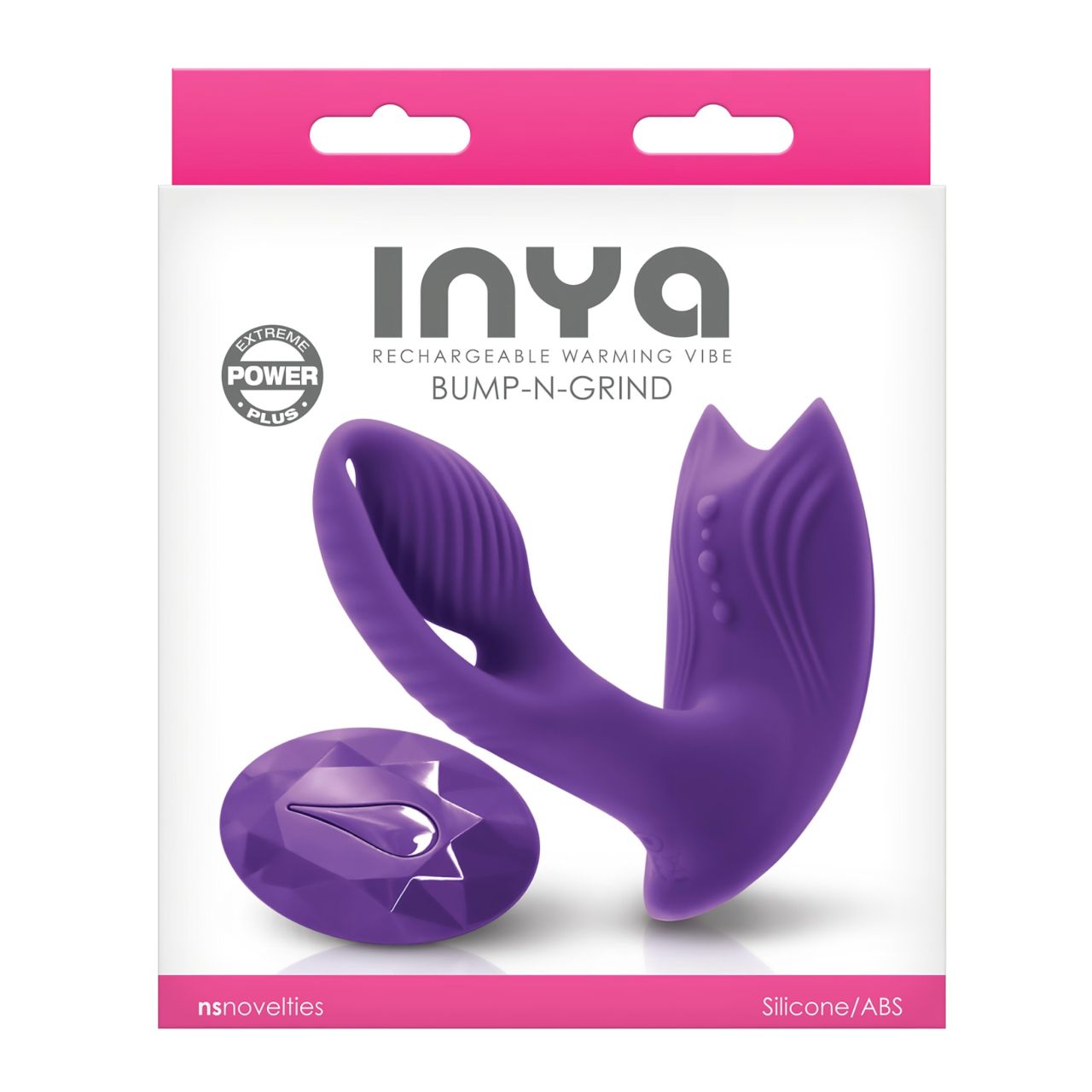 / Inya Bump-N-Grind - rádiós, melegítő 2in1 csikló vibrátor (lila) / Inya Bump-N-Grind - rádiós, melegítő 2in1 csikló vibrátor (lila)