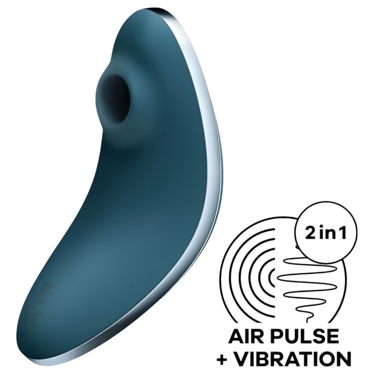 Satisfyer Vulva Lover 1 - akkus léghullámos csikló vibrátor (kék) Satisfyer Vulva Lover 1 - akkus léghullámos csikló vibrátor (kék)