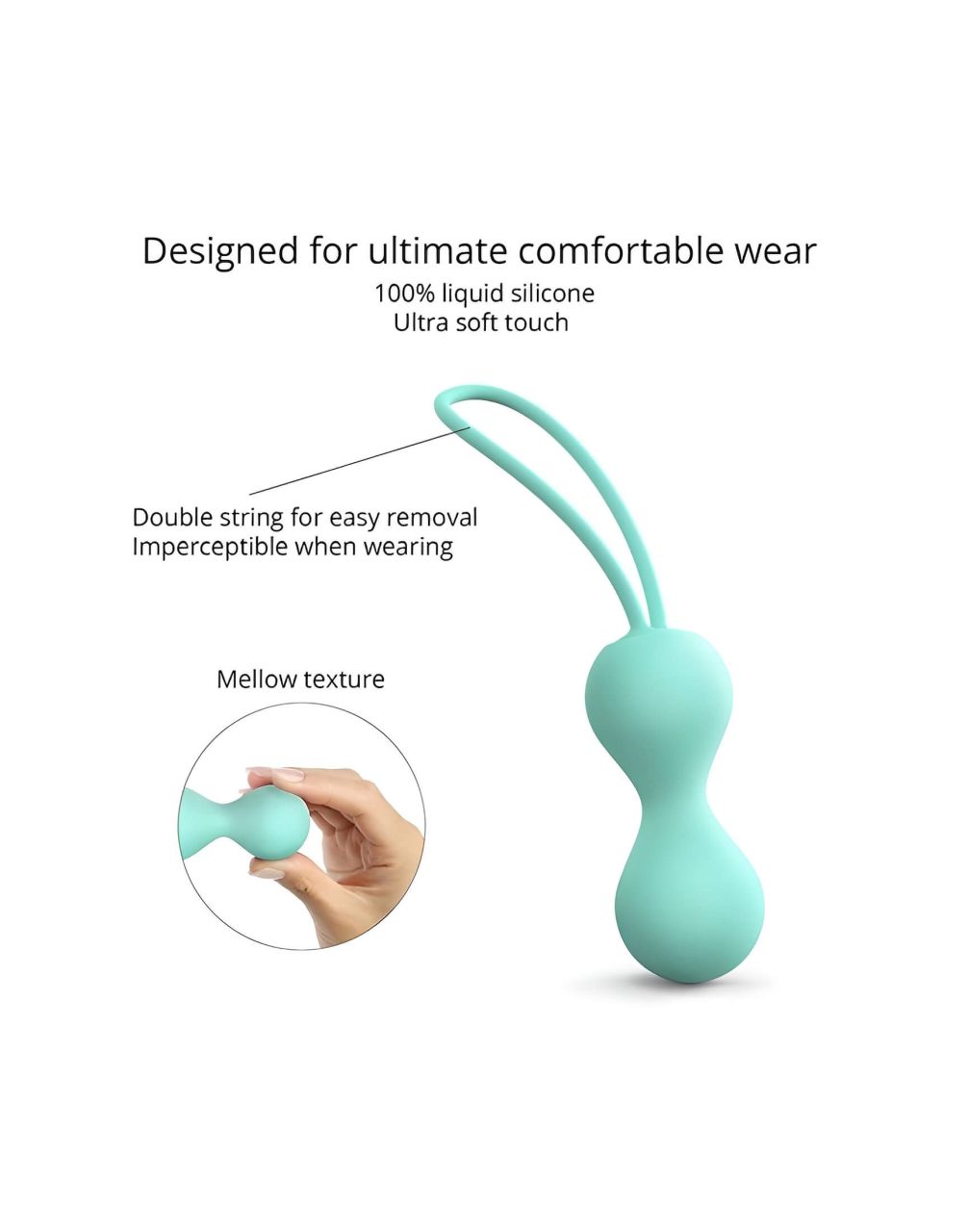 Love to Love Joia - szilikon gésagolyó duó (menta) Love to Love Joia - szilikon gésagolyó duó (menta)