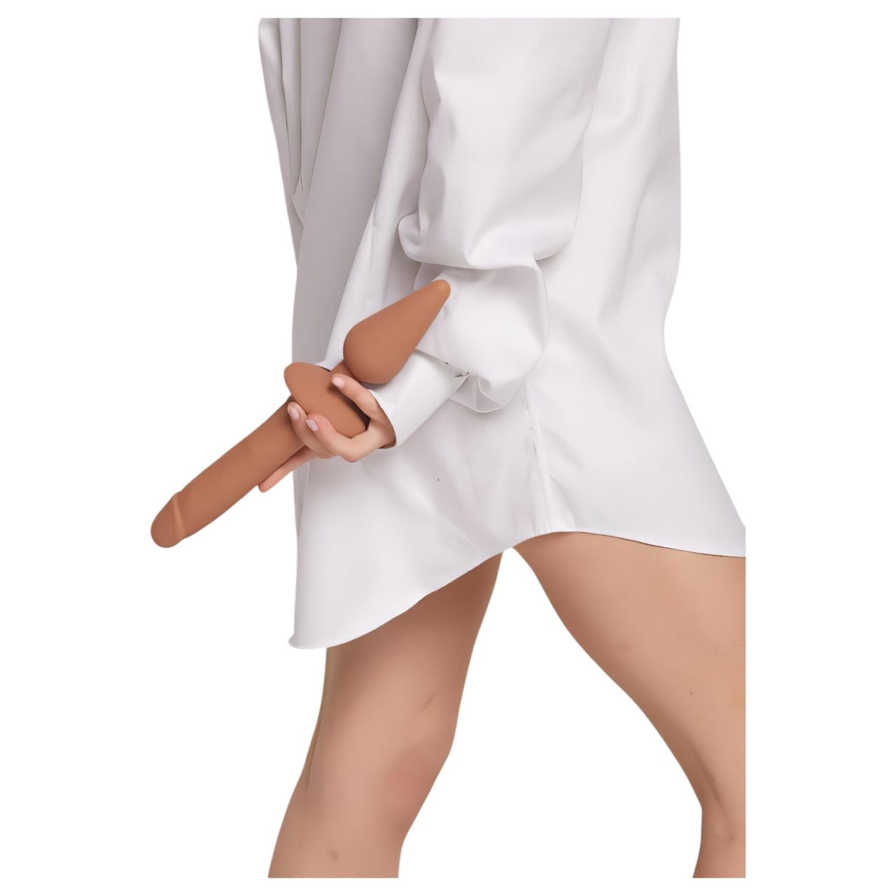 / Strap-on-me Swith Realistic S - 2in1 szilikon dildó (natúr) / Strap-on-me Swith Realistic S - 2in1 szilikon dildó (natúr)