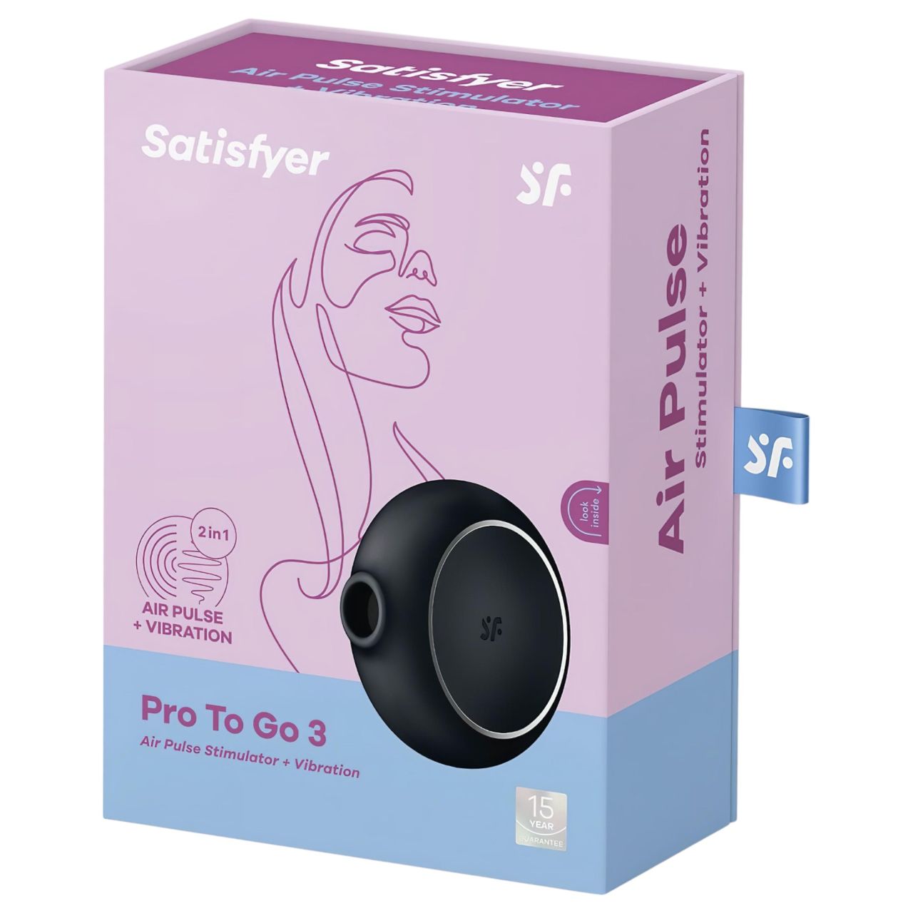 / Satisfyer Pro To Go 3 - léghullámos csiklóizgató (fekete) / Satisfyer Pro To Go 3 - léghullámos csiklóizgató (fekete)