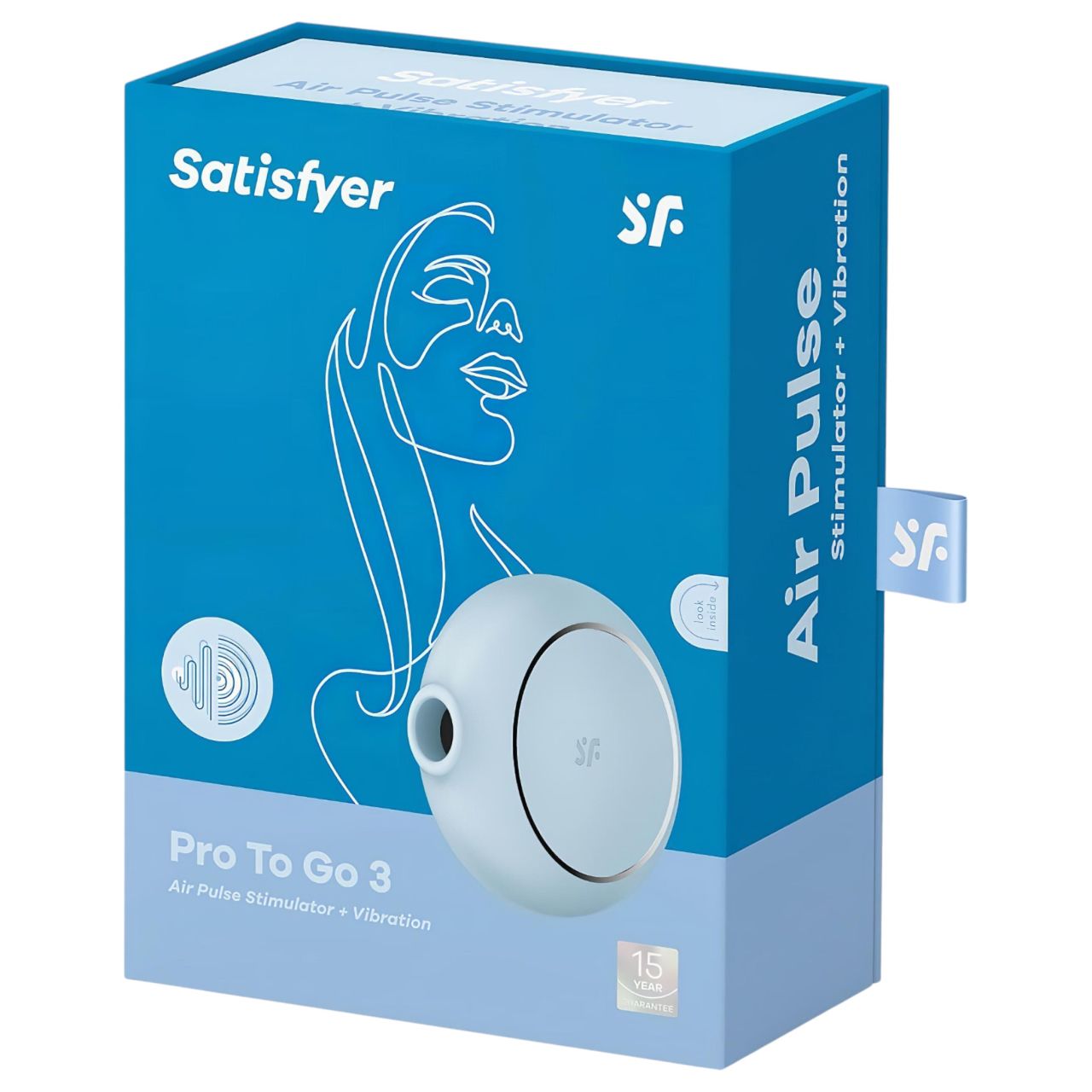 Satisfyer Pro To Go 3 - akkus, léghullámos csiklóizgató (kék) Satisfyer Pro To Go 3 - akkus, léghullámos csiklóizgató (kék)
