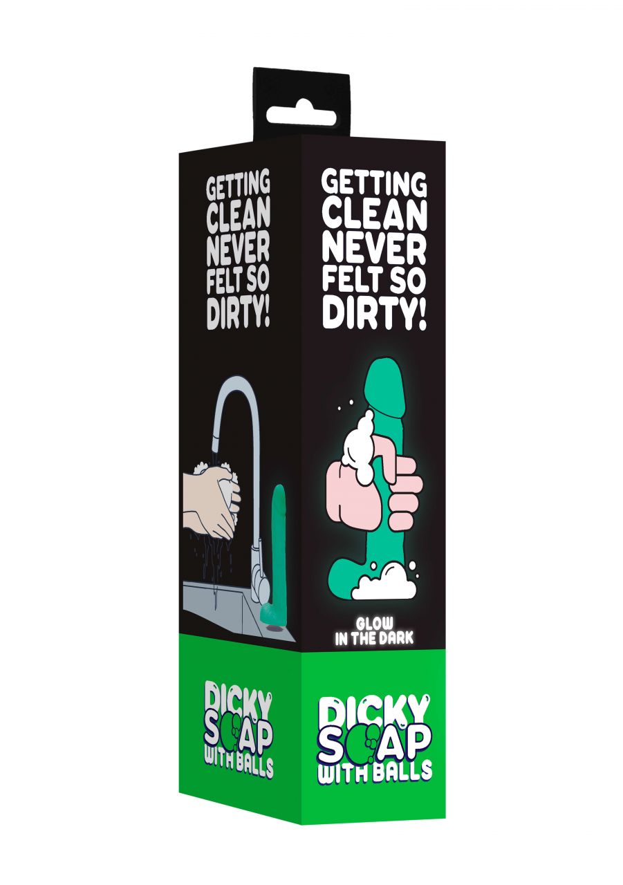 Dicky - világító szappan pénisz herékkel (265g)