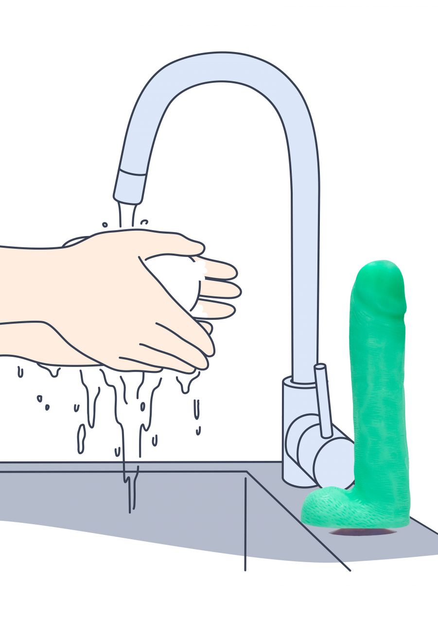 Dicky - világító szappan pénisz herékkel (265g)